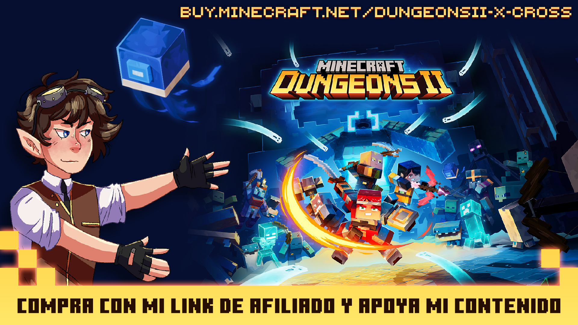 Cross, afiliado de Minecraft.